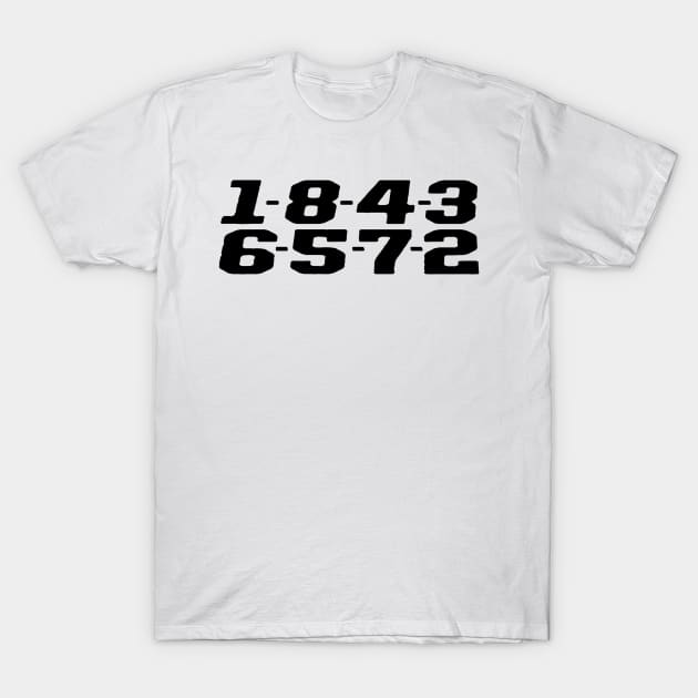 1843 T-Shirt by Luna Lovers